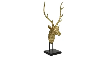 Rendier poly l32b22h62cm goud
