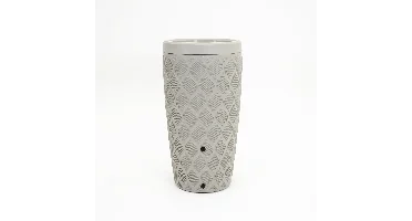 Vita Regenton Flow licht grijs 240L, incl. vulautomaat, kraan met Gardena koppeling en plantenbak