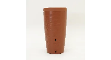 Vita Regenton Gobi terracotta 240L, incl. vulautomaat, kraan met Gardena koppeling en plantenbak