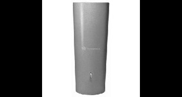 Garantia regenton met bloembak 350 liter zilver
