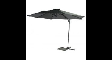 Zweefparasol Honolulu 300 cm antraciet