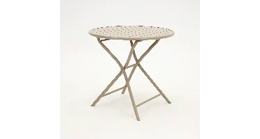 Tuintafel globe Ø80cm zand