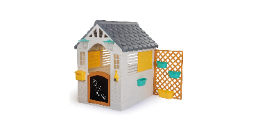 Speelhuis Dolu met Hek White/Blue/Yellow
