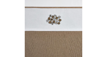 Laken Ledikant Meyco Vintage Flower Taupe