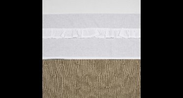 Laken Wieg Meyco Ruffle Wit