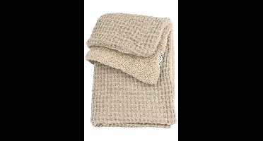 Deken Wieg Meyco Wafel Teddy Sand