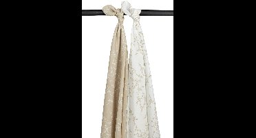 Swaddle Doek Meyco Branches Sand 2-pack