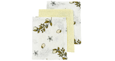 Washandjes Meyco Lemon 3-pck