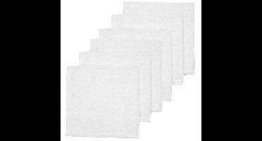 Monddoekjes Hydrofiel Meyco Uni Wit 6-pack