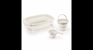 Bath Set Dolu 3-in-1 Foldable Relax Beige