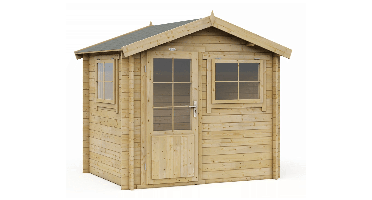 Interflex 2520 Blokhut 250x200 cm 28 mm vuren exterieur gecoat
