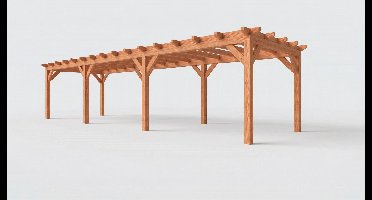 Bouwpakket overkapping 1219x346 cm fijnbezaagd Douglas