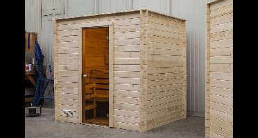 Interflex Binnensauna 205x205 cm 40 mm vuren blank