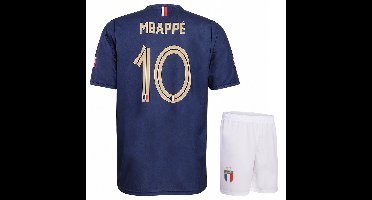 Mbappe Frankrijk Voetbaltenue Thuis - Kind en Volwassenen
