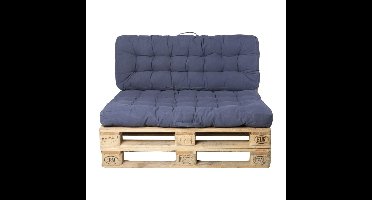 Palletkussens 120x80 cm - donkerblauw - set van 2