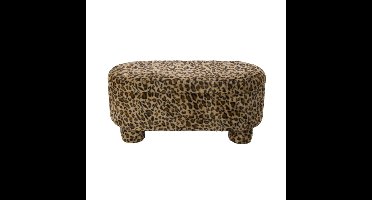 Opbergbank luipaard dodo - bruin - 43x100x42 cm