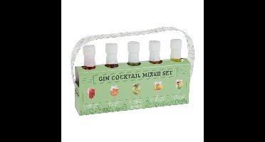 Gin cocktail mixer set - 5 smaken