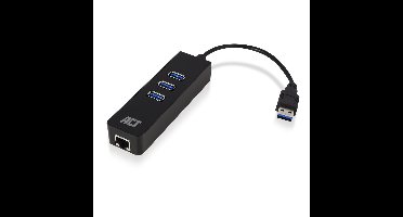 ACT AC6310 3-poorts USB en ethernet