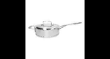 Demeyere Silver 7 Sauteerpan met dubbelwandig deksel 24 cm / 2,8 l - Silver 7 - Demeyere