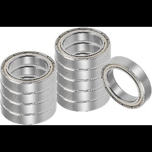 10 Stuks Kogellagers 13x19x4mm - Afgeschermde Precisie Lagers voor Skateboard, Scooter en Fiets