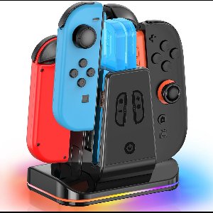 Laadstation voor Nintendo Switch - Oplader Met 4 Slots