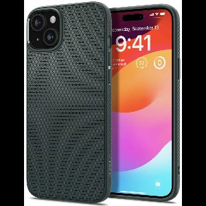 Spigen Liquid Air hoesje voor iPhone 15 - Groen