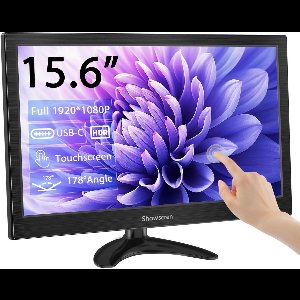 Draagbare Touchscreen Monitor 15,6 inch Full HD IPS met HDMI en USB-C, Geschikt voor Laptop, PS5, Switch en VESA
