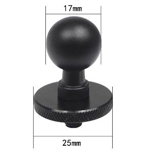 Geschikt voor 13/15/17/20/25mm 1/4" Schroef Kogelkop Mannelijke Vrouwelijke Montage Adapter Geschikt voor Fotografie