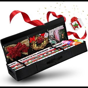 Waterdichte Opbergdoos voor Cadeaupapierrollen met Extra Vakken