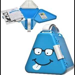 Reistafel voor kinderen - Activiteitstafel - Kinderen Reizen - Speelgoeddoos voor Autostoel - Blauw reistafel voor kinderen