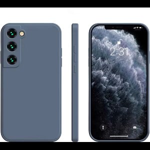 Valbestendige Siliconen Back Cover – Geschikt voor Samsung Galaxy S25 – Schokabsorberend Telefoonhoesje tegen Krassen & Stoten-Grijs