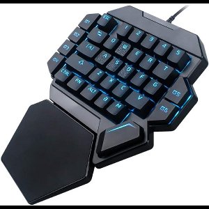 Gaming Toetsenbord Draagbaar – Mechanisch met 35 Toetsen, RGB Verlichting, Macro Functie