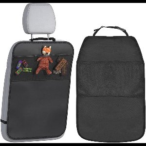 Waterdichte Autostoelbeschermer en Organizer voor Achterbank - Eenvoudig te Installeren en Opvouwbaar