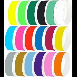 180 Waterdichte Toegangsbandjes voor Evenementen, Feesten en Festivals (18 Kleuren)
