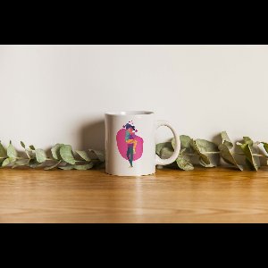 Smartphonica Mok met knuffelend koppel opdruk - Geschikt als Valentijnsdag cadeau - liefde