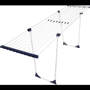 Stunq® Duplo Uitklapbare Droograil met Wielen - Tot 20 Meter Lengte