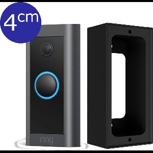 SmarThuis - afstandhouder geschikt voor Ring Video deurbel Wired - afstandhouder van 4cm 40mm - inclusief montage materiaal - sterk en milieubewust