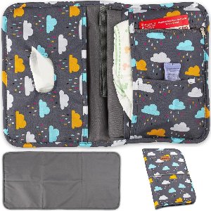Draagbare Waterdichte Aankleedmat voor Baby's met Compartimenten - Perfect voor Reizen