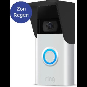 SmarThuis - Regenkap zonnekap geschikt voor Ring Video Deurbel - Zonnekap Regenprotectie - inclusief montage materiaal - sterk en milieubewust