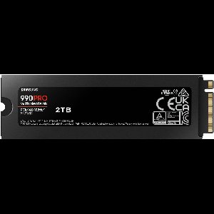 Samsung 990 PRO - Interne SSD met Heatsink - PCIe 4.0 - NVMe M.2 - PS5 Compatibel - (PC Pack) - 2 TB