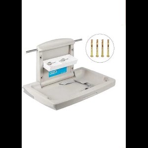 Luxe Commodemandje – Commode – Ophang – Luiertafel – Verzorgingstafel – Voor Baby’s – Eenvoudige Montage – Alles in één – Grijs