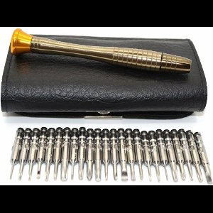 Universele 25-delige Reparatie Tool Kit - Voor smartphones en Playstation PSP - incl. kunstleren etui