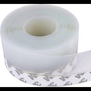 FEDEC Siliconen tochtstrip - Deuren/ramen - 45 mm dik / 5 meter lang - Wit