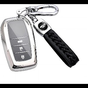 Auto sleutelhoes met sleutelhanger compatibel met Yaris Cross GR Hybrid 2020-2025