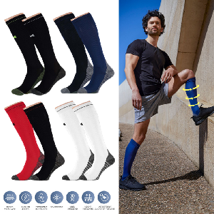 2-Pack Comfort Essentials Multifunctionele Compressie Sokken