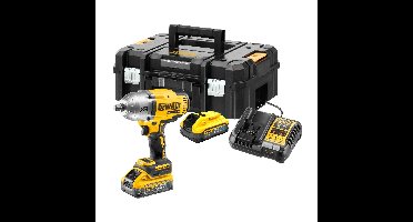 DeWALT DCF900H2T Accu slagmoersleutel 1400Nm 1/2" frictiering 18V XR POWERSTACK 5.0Ah in TSTAK