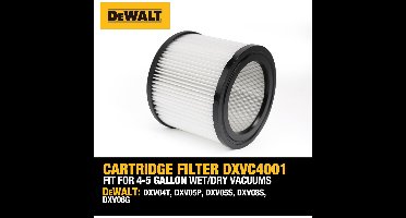 DeWALT Patroonfilter - SMALL