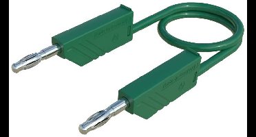 Hirschmann Test & Measurement CO MLN 50/1 Meetsnoer Banaanstekker 4 mm Banaanstekker 4 mm 0.50 m Groen 1 stuk(s)