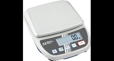 Kern KERN EMS 6K0.1 Schoolweegschaal Weegbereik (max.) 6 kg Resolutie 0.1 g werkt op stekkernetvoeding Wit