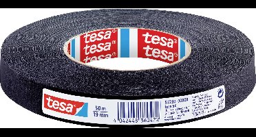 tesa 57230-00000-02 Textieltape Zwart (l x b) 50 m x 19 mm 1 stuk(s)